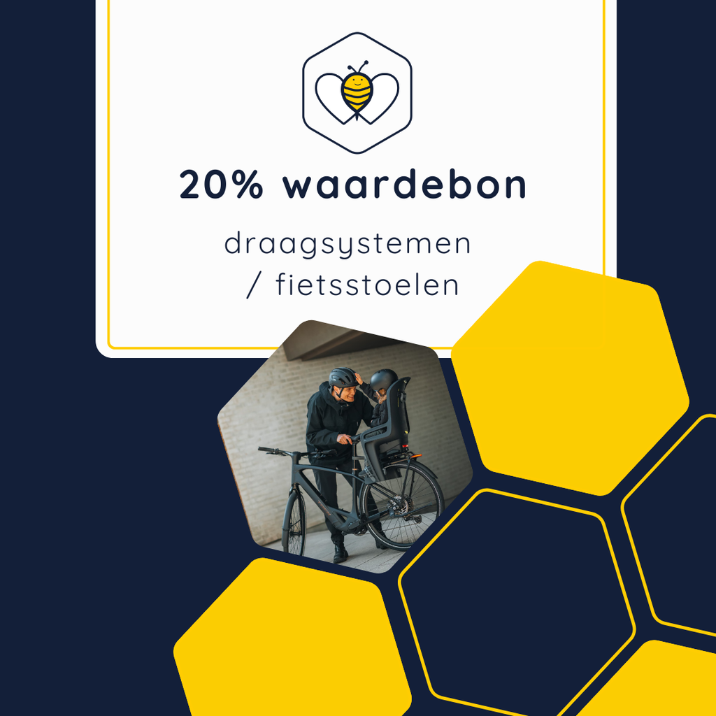 Actie Draagsystemen/Fietsstoel 'Samen onderweg' Waardebon 2026