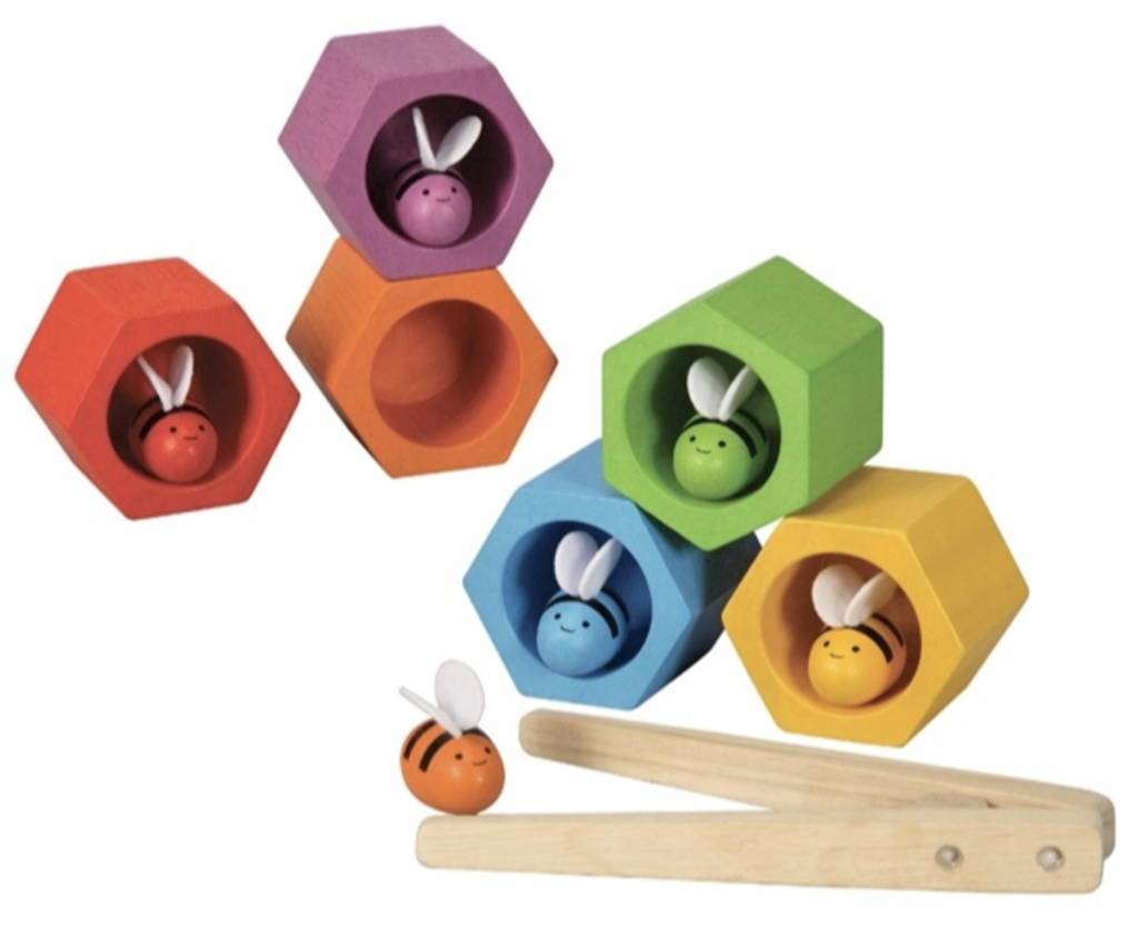 Plan Toys | Educatief Speelgoed Bijenkorf Beehives Sorteerspel +3jr 