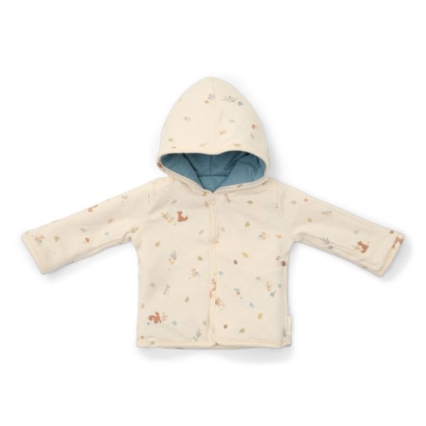 Little Dutch | Gilet Boys Reversible Stone Blue/Ecru