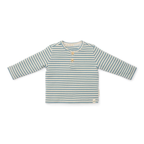 Little Dutch | T-shirt Boys Stone Blue Stripe 