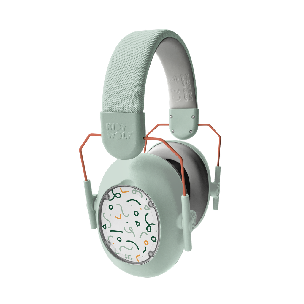 Kidywolf | Hoofdtelefoon Met Ruisonderdrukking Kidynoise Groen
