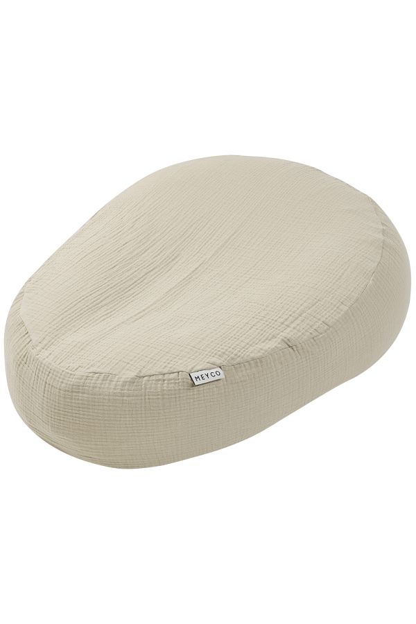Meyco | Hoes vr Positioneringskussen Pre-Washed Hydrofiel Sand Relax Cover