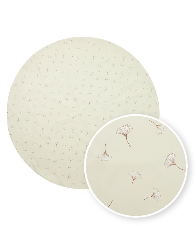 Meyco | Knoeimat Ginkgo Soft Sand Ø110cm