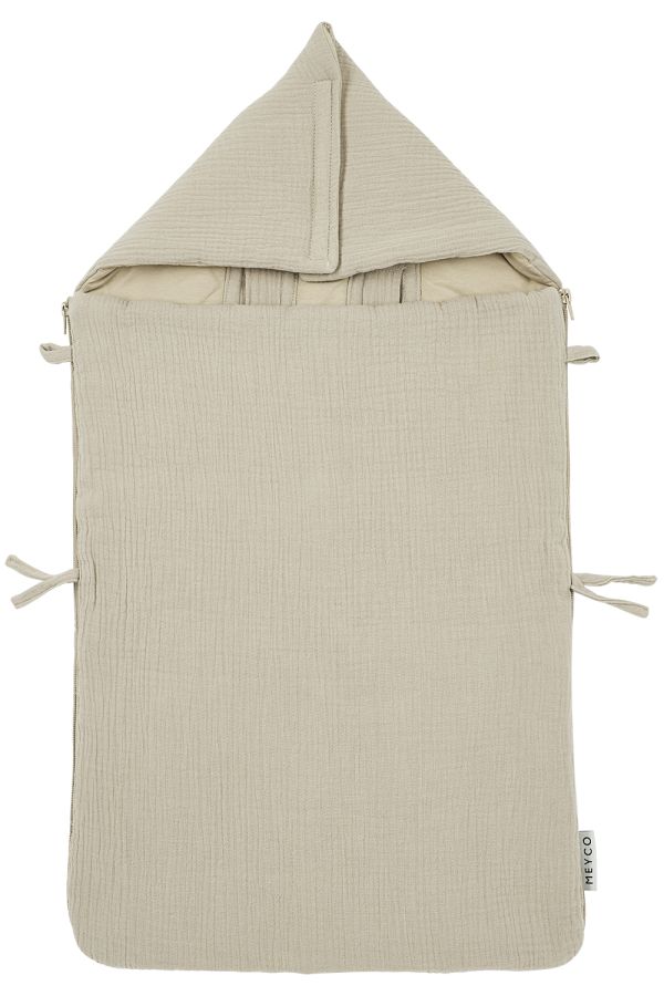 Meyco | Voetenzak Pre-Washed Hydrofiel Sand Zand 40x82cm