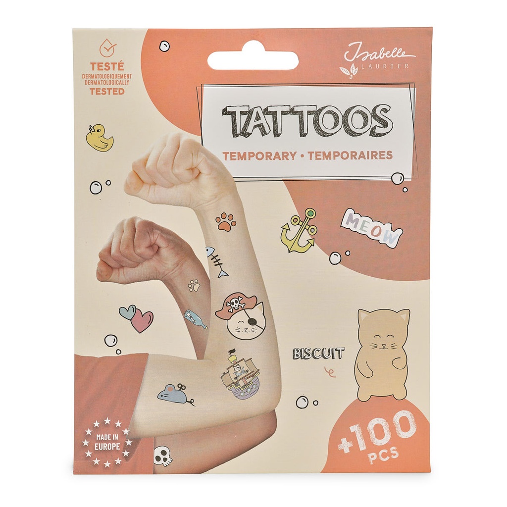 Isabelle Laurier | Tattoos Biscuit de Kat +100st