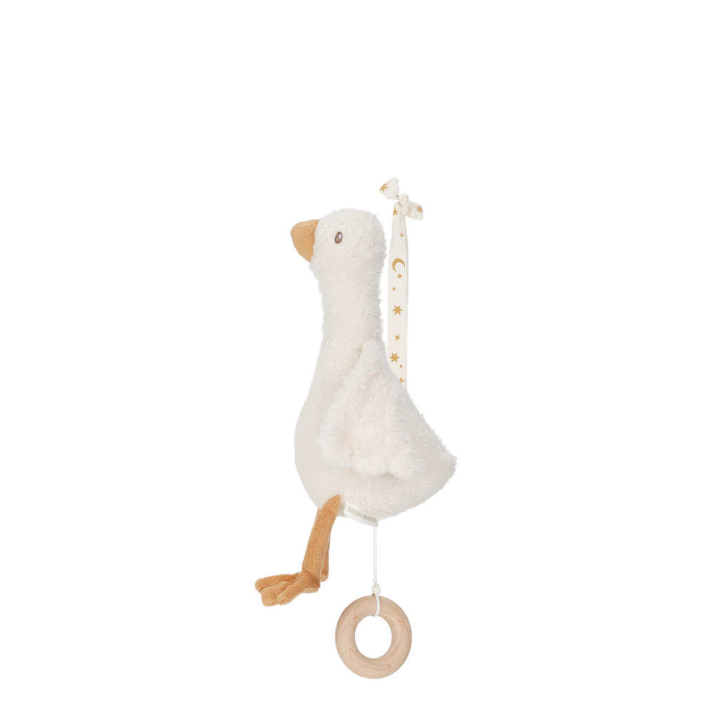 Little Dutch | Muziektrekker Little Goose Newborn Naturals  Music Box  
