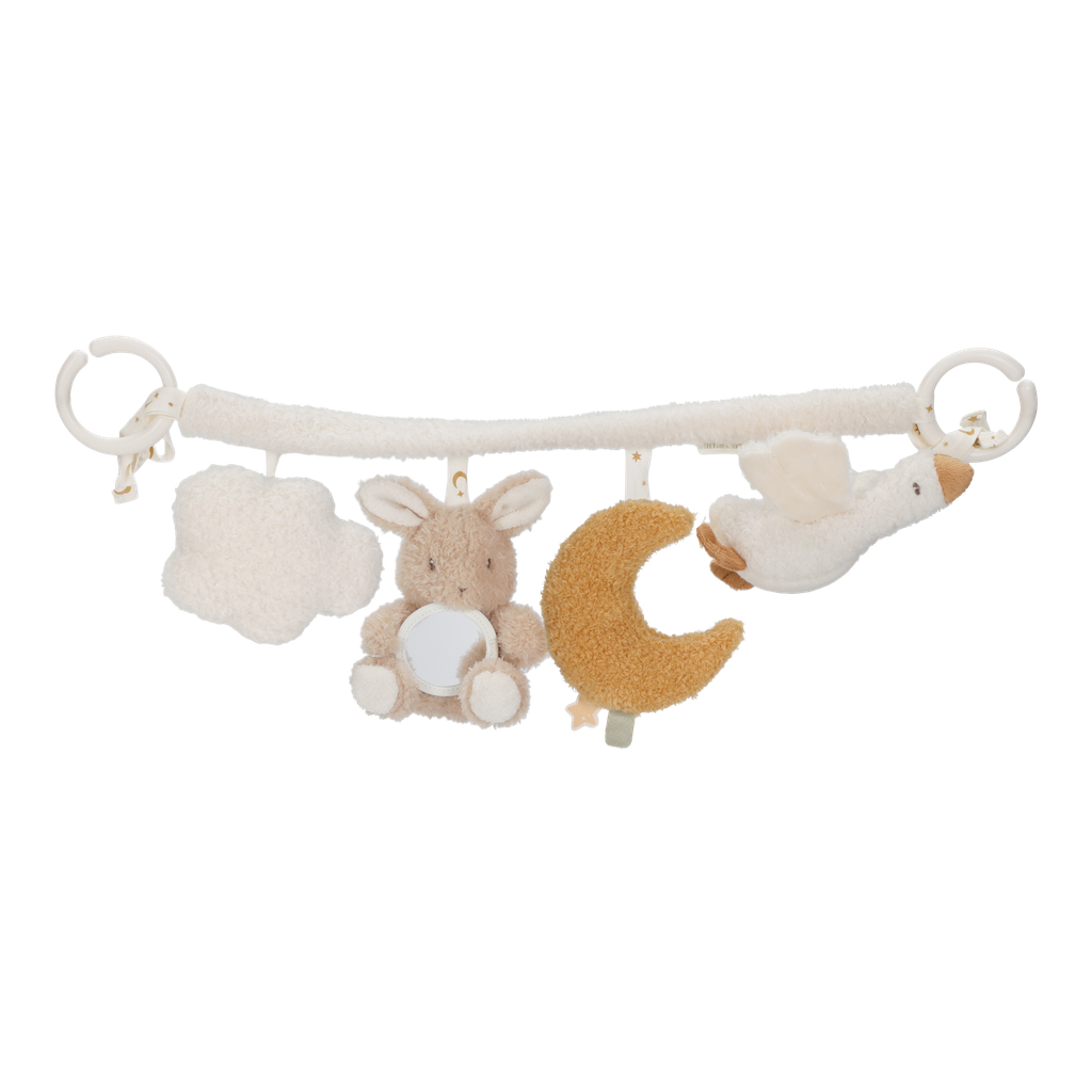 Little Dutch | Wagenspanner Newborn Naturals Stroller Toy Chain 