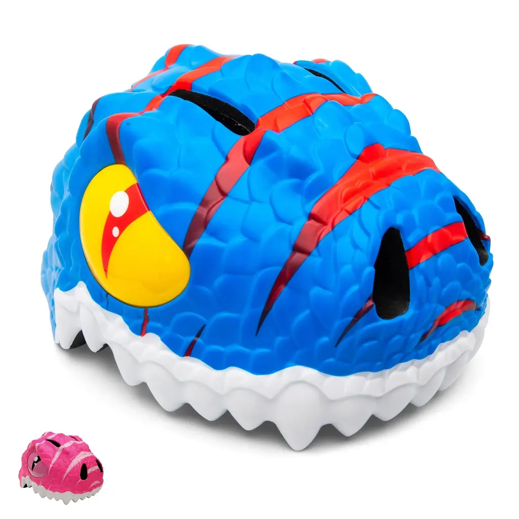 Crazy Safety | Fietshelm Dino Bicycle Helmet Blue
