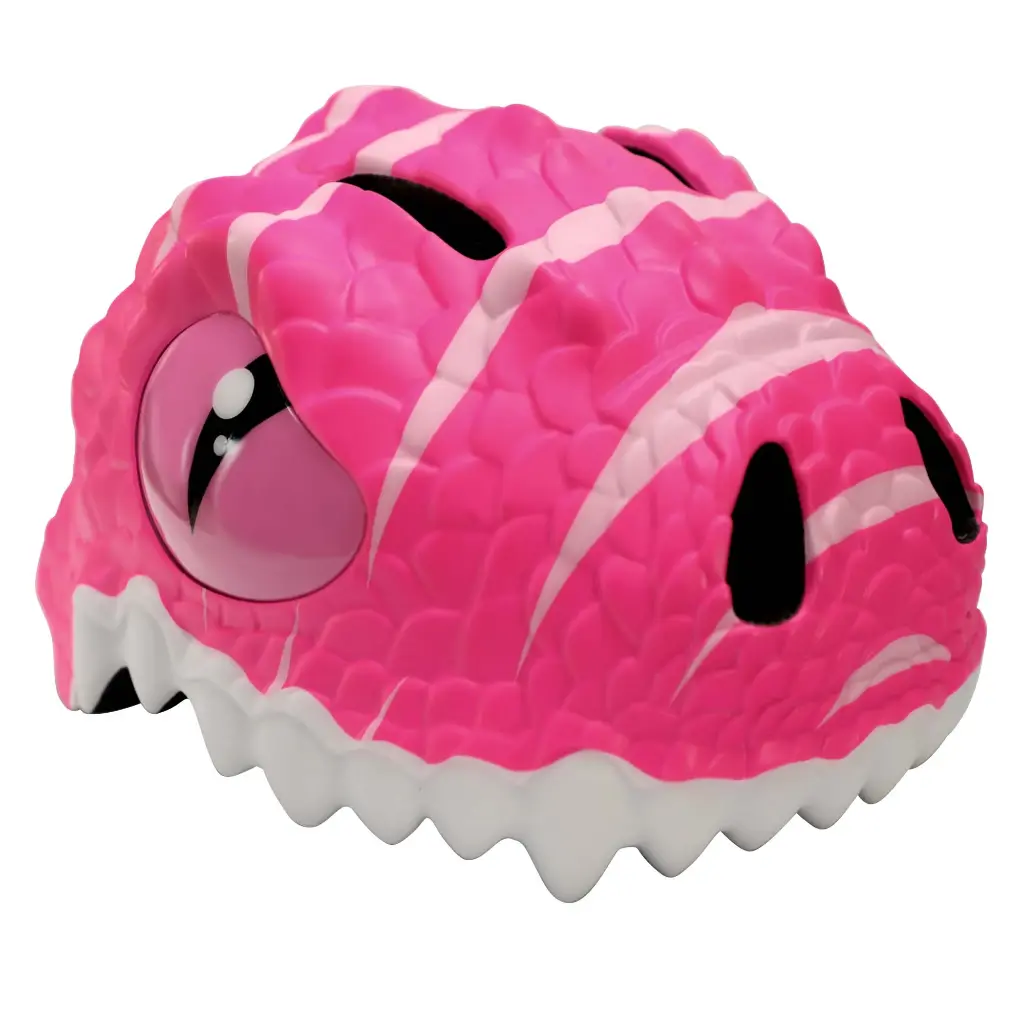 Crazy Safety | Fietshelm Dino Bicycle Helmet Pink
