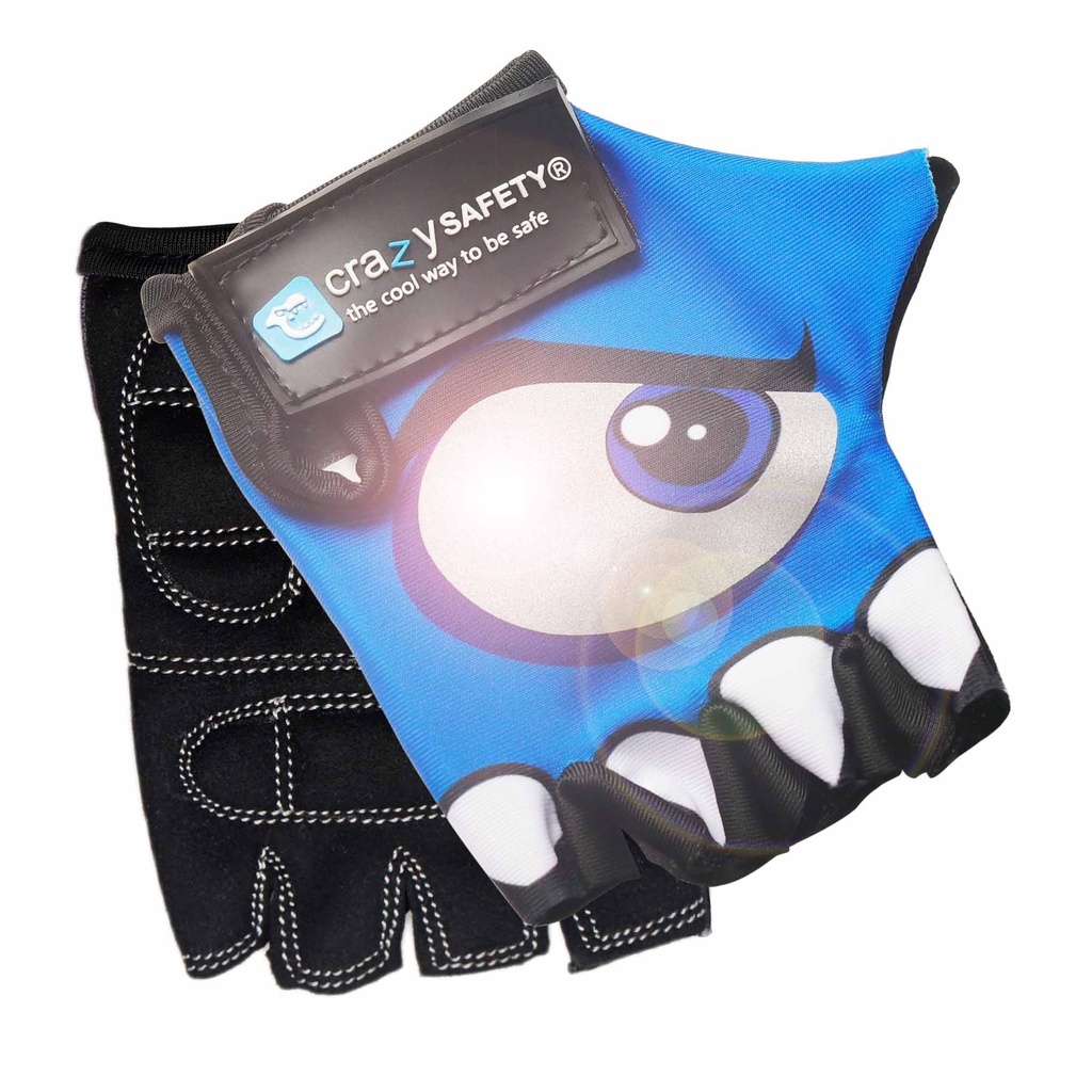 Crazy Safety | Fietshandschoenen Blue Bicycle Gloves