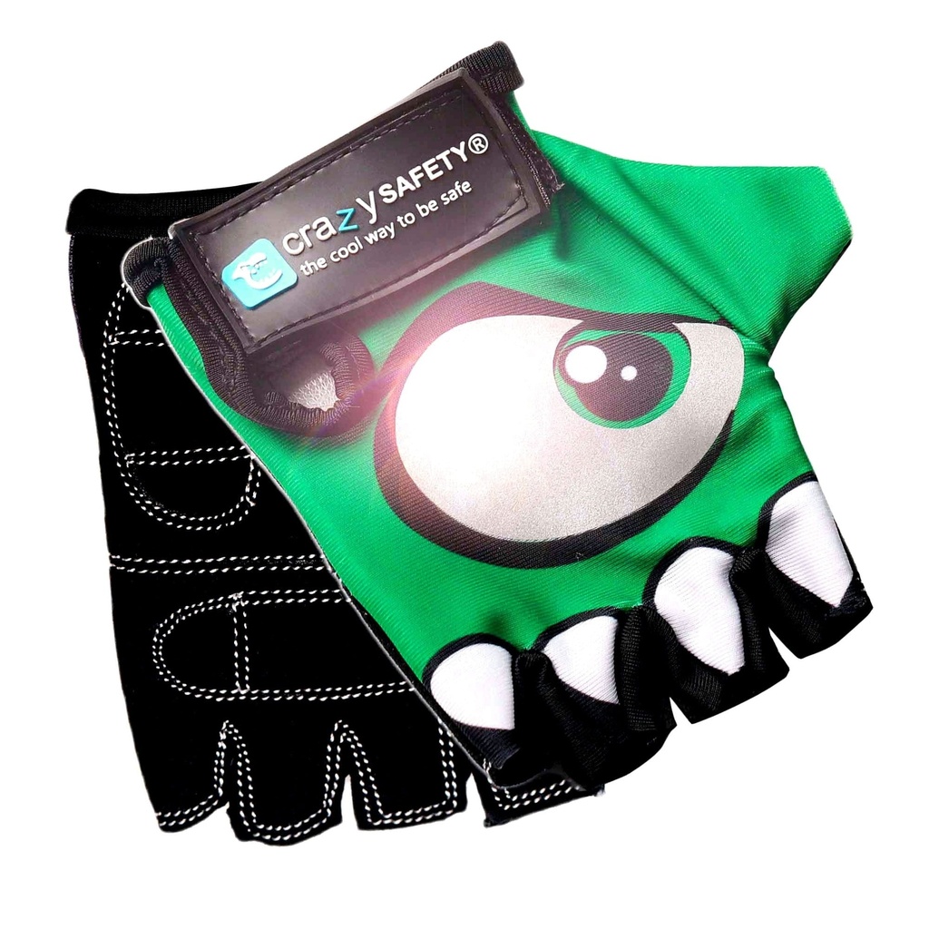 Crazy Safety | Fietshandschoenen Green Bicycle Gloves