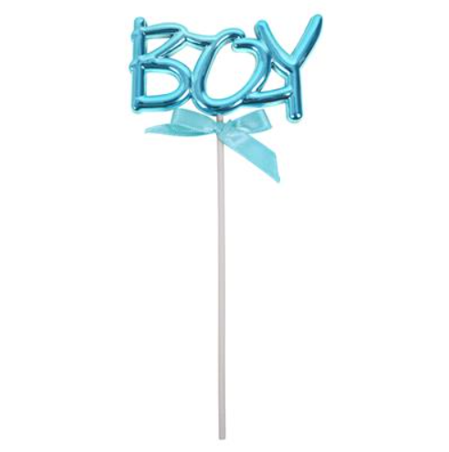 Funny Fashion | Prikker vr Taart Boy Blauw 9x0,5x17,5cm