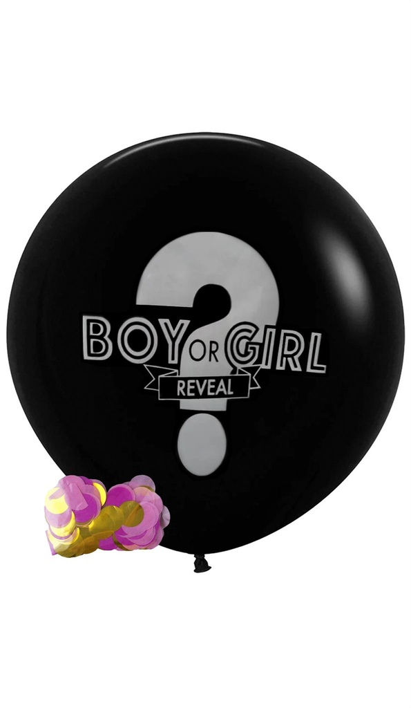 Funny Fashion | Ballon Gender Reveal Girl Ø92cm