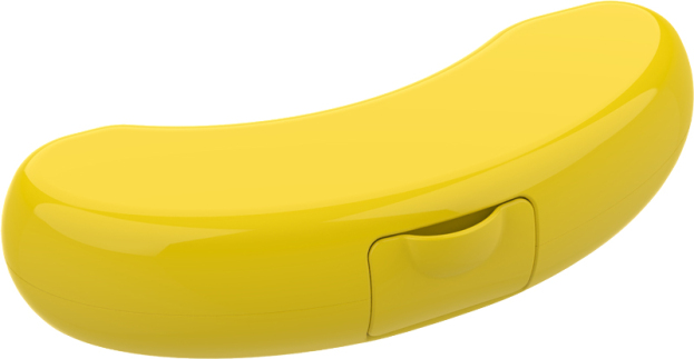 Lunch Buddies | Fruitdoos Banaan Geel 230x85x50mm
