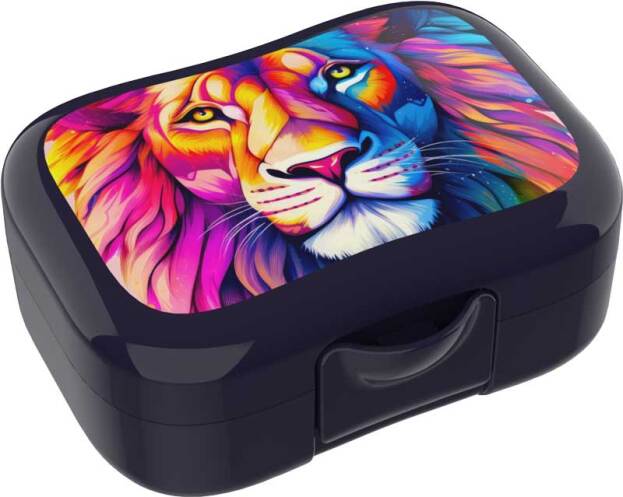 Lunch Buddies | Koekendoosje Leeuw 130x95x50mm