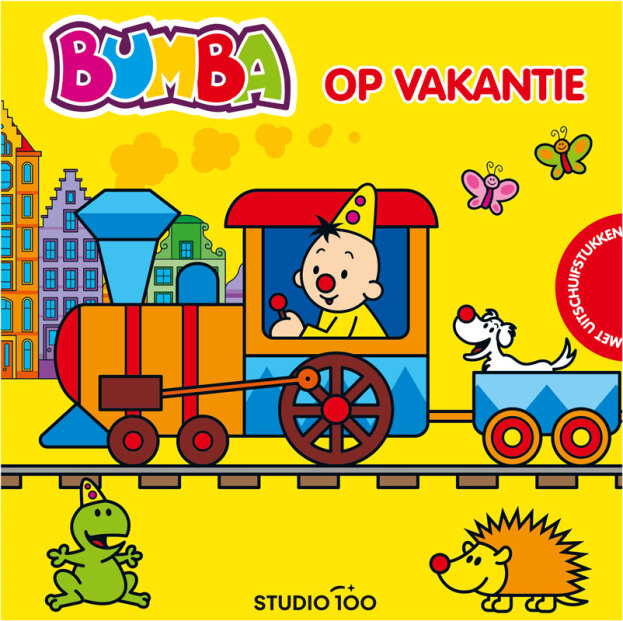 Bumba | Boek Bumba op Vakantie met Uitschuifstukken Karton 190x190mm