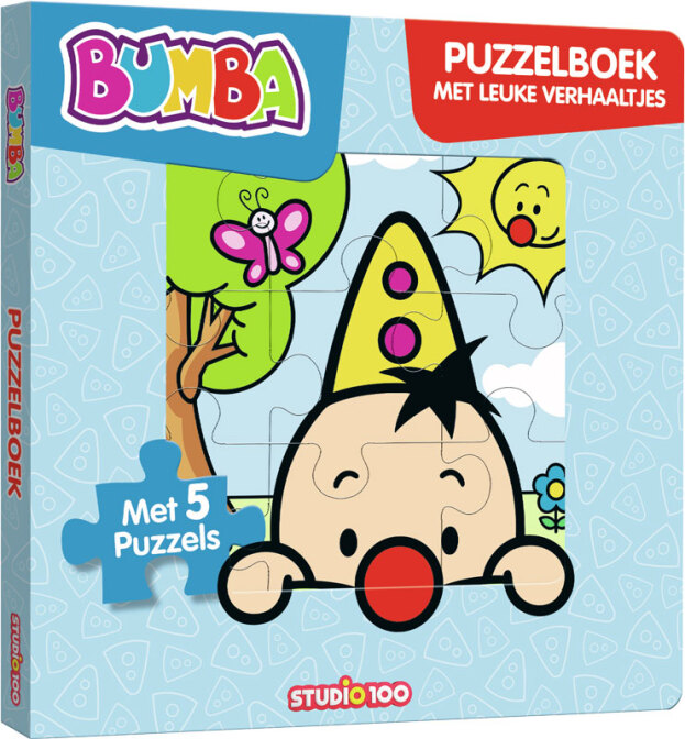 Bumba | Boek met Puzzels Kartonboek  230x230mm - leuke verhaaltjes
