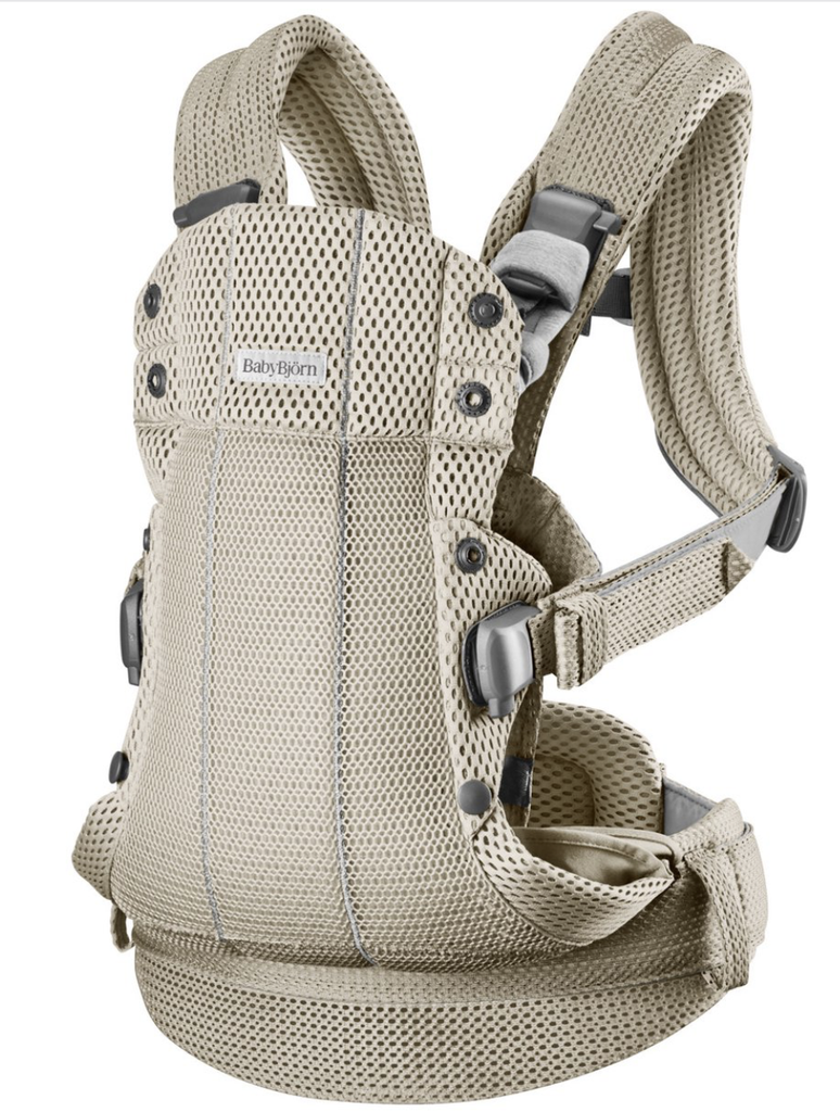 BabyBjorn | Babybuidel Harmony 3D-Mesh Grijsbeige 3,2-15kg