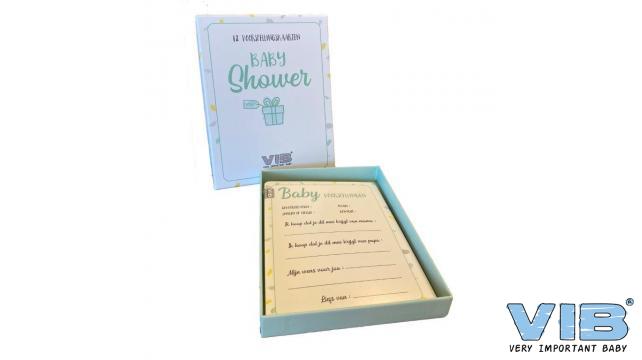 VIB | Voorspellingskaarten Babyshower Invul- en Bewaarbaar 120x160mm 12-pack