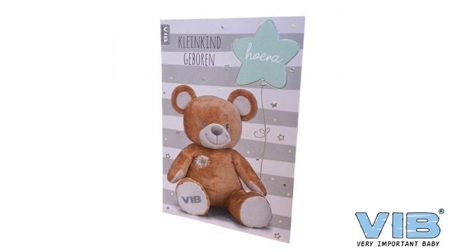 VIB | Wenskaart Kleinkind Geboren Beer