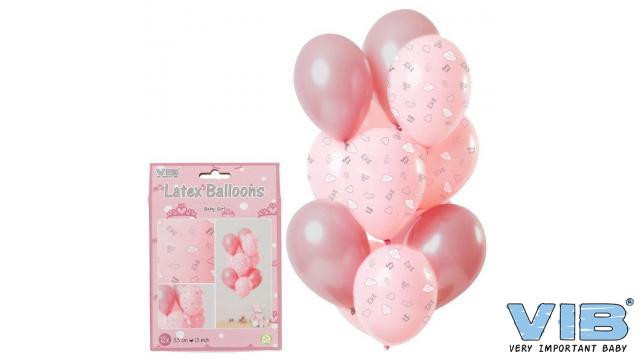 VIB | Ballonnen Baby Girl Pink 33cm 12-pack