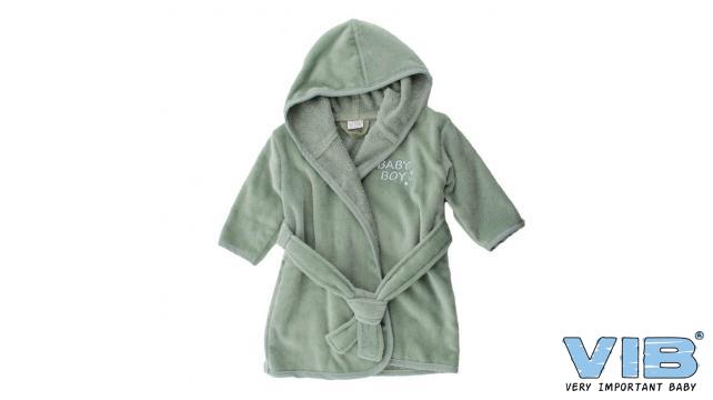 VIB | Badjas Baby Boy Mosgroen M62-68