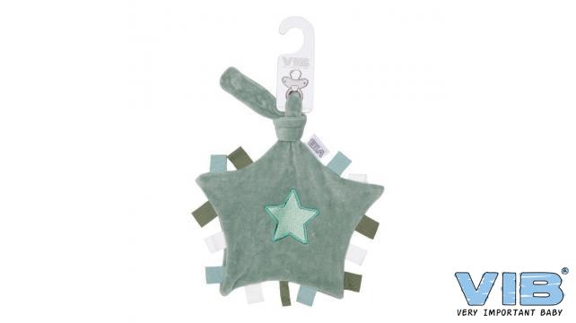 VIB | Fopspeendoekje Ster Mosgroen