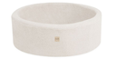Plush Nest | Ballenbad Cream Lamb Rond 200 Ballen Gold/ Pearl/Transparent 90x30