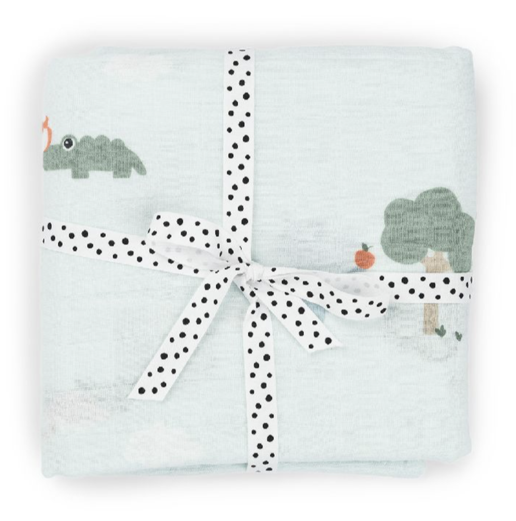 Done by Deer | Tetra Doek Playground Blauw 120x120cm