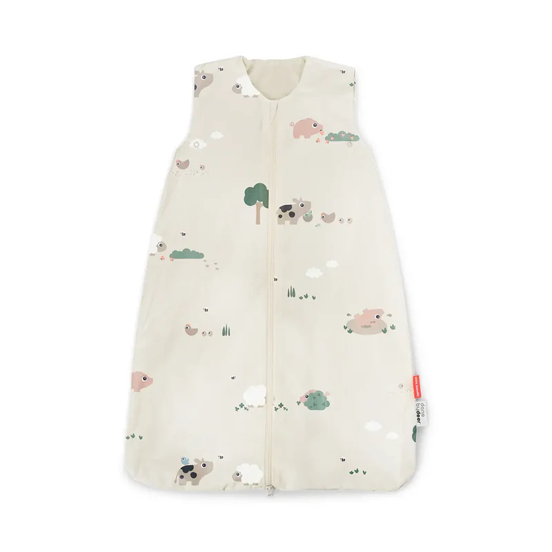 Done By Deer | Slaapzak Tiny Farm Sand 1.0TOG 70cm
