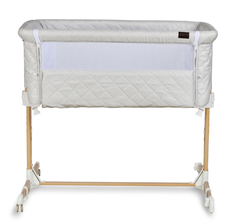 Quax | Co-sleeping Wieg Side-By-Side Natural-Clay Quilted Matalasse