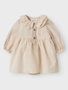 Lil' Atelier | Jurk Nbflucia Ls Body Dress Turtledove