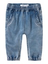Name it | Broek Girls Nbfrose Frill Jeans Medium Blue