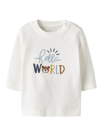 Name it | T-shirt Boys Nbmkillo Ls Top Cloud Dancer