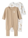 Name it | Kruippak Uni Zip Oxford Bear Oxford Tan