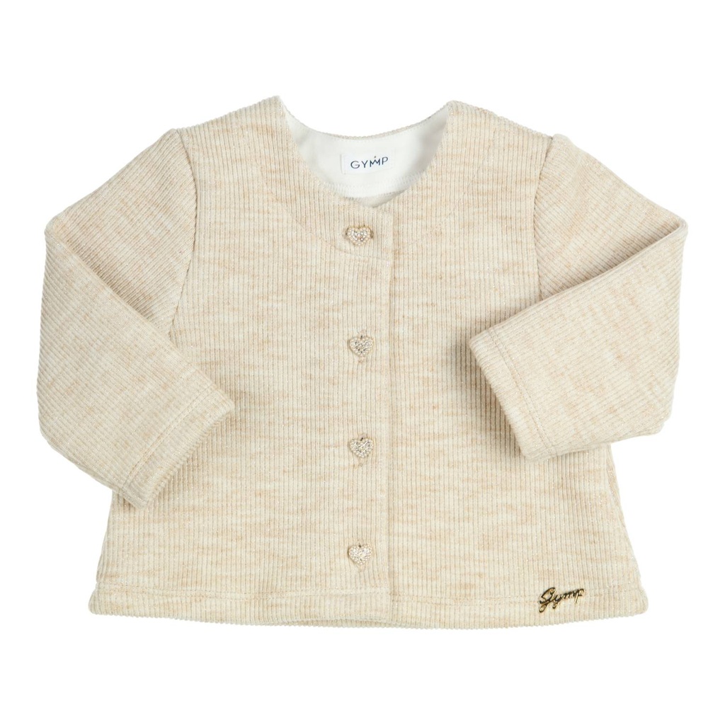 Gymp | Gilet Girls Cardigan Centia Gold