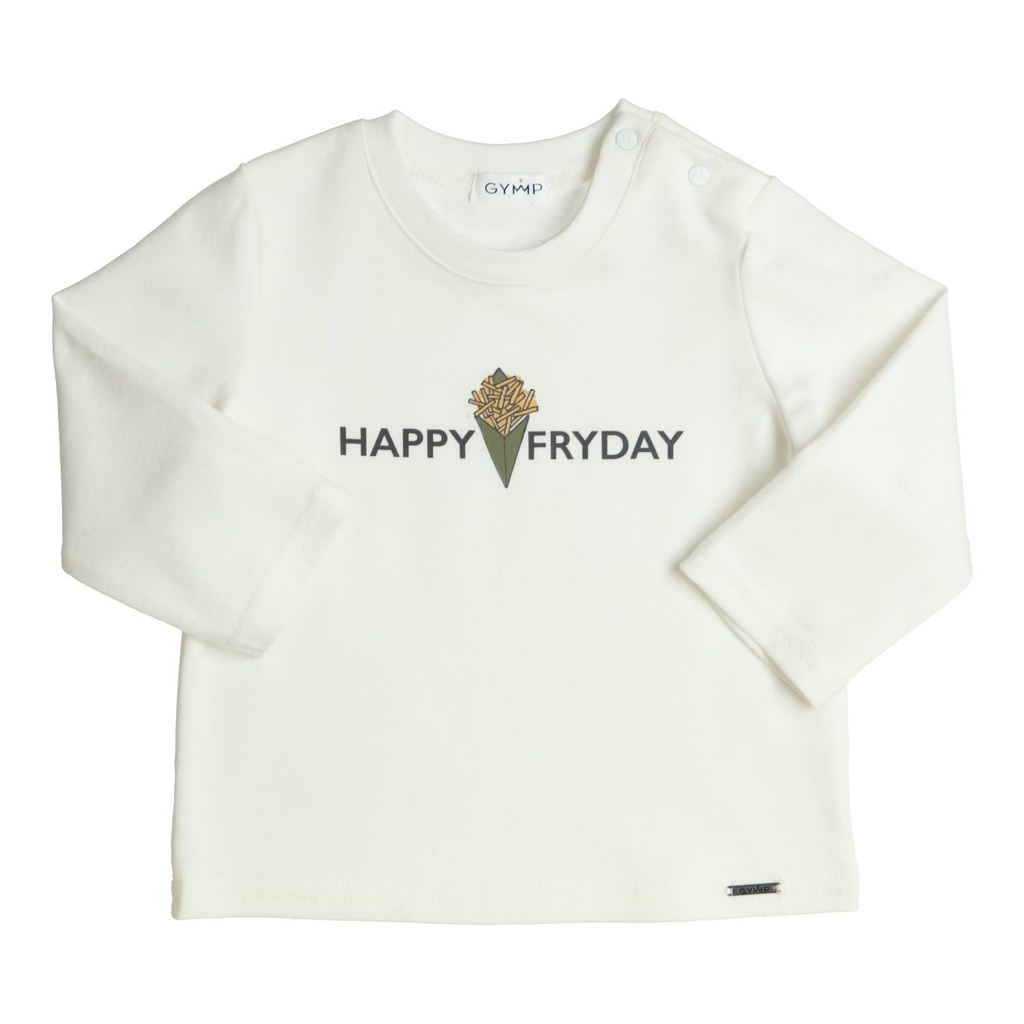 Gymp | T-shirt Boys Longsleeve Aerodoux Off White