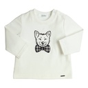 Gymp | T-shirt Boys Longsleeve Aerodoux Off White