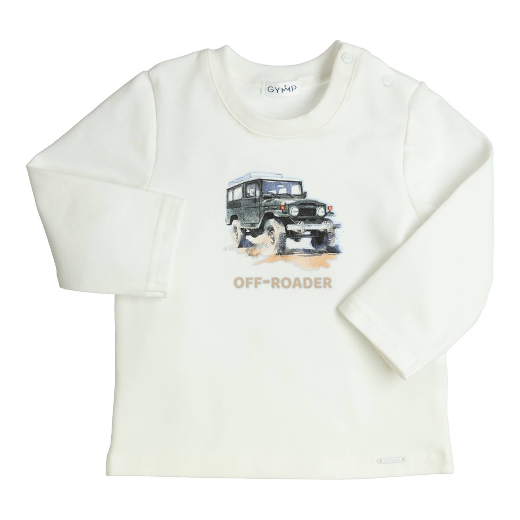 Gymp | T-shirt Boys Longsleeve Aerodoux Off White