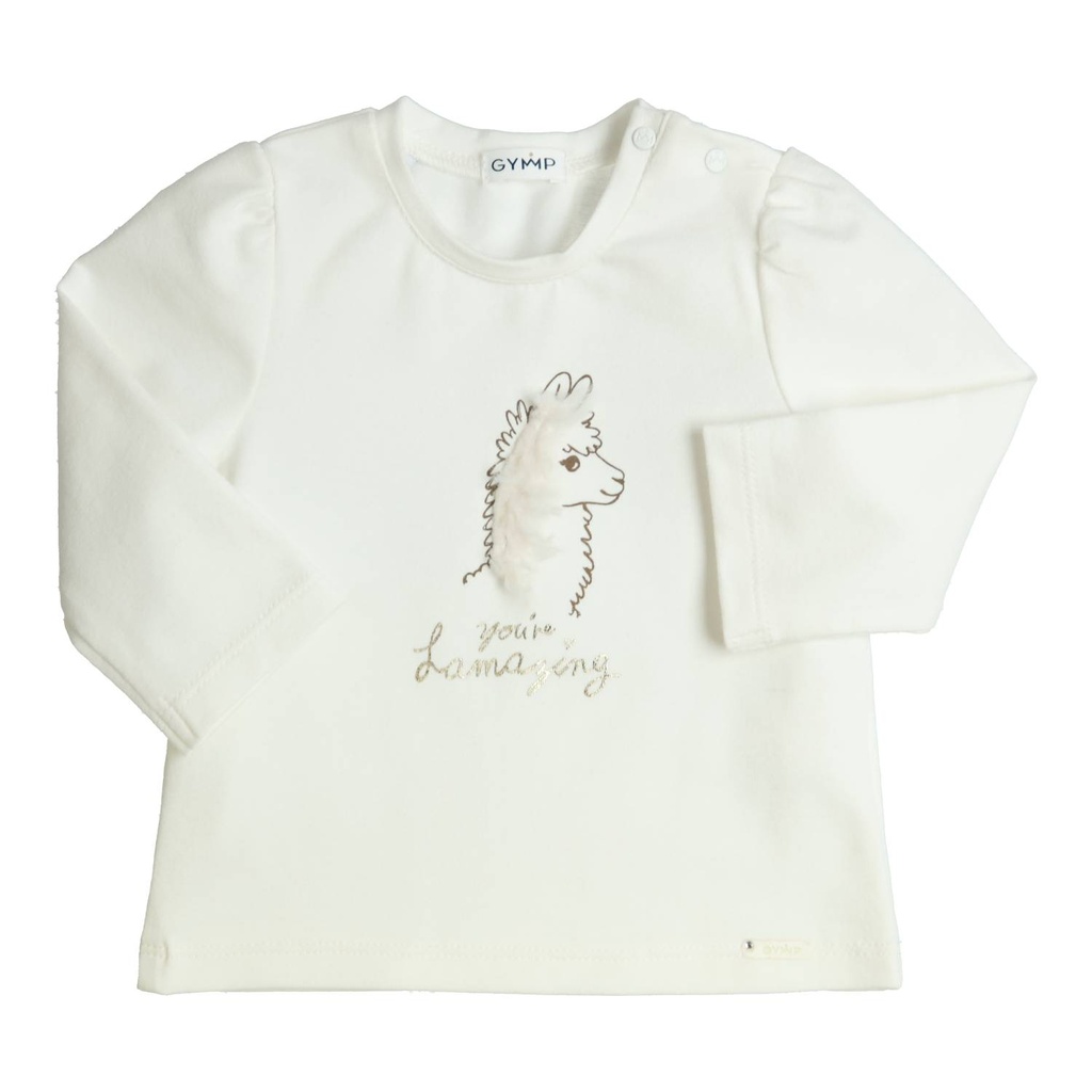 Gymp | T-shirt Girls Longsleeve Aerodoux Off White