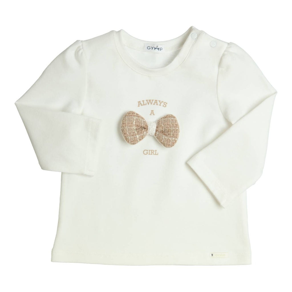 Gymp | T-shirt Girls Longsleeve Aerodoux Off White