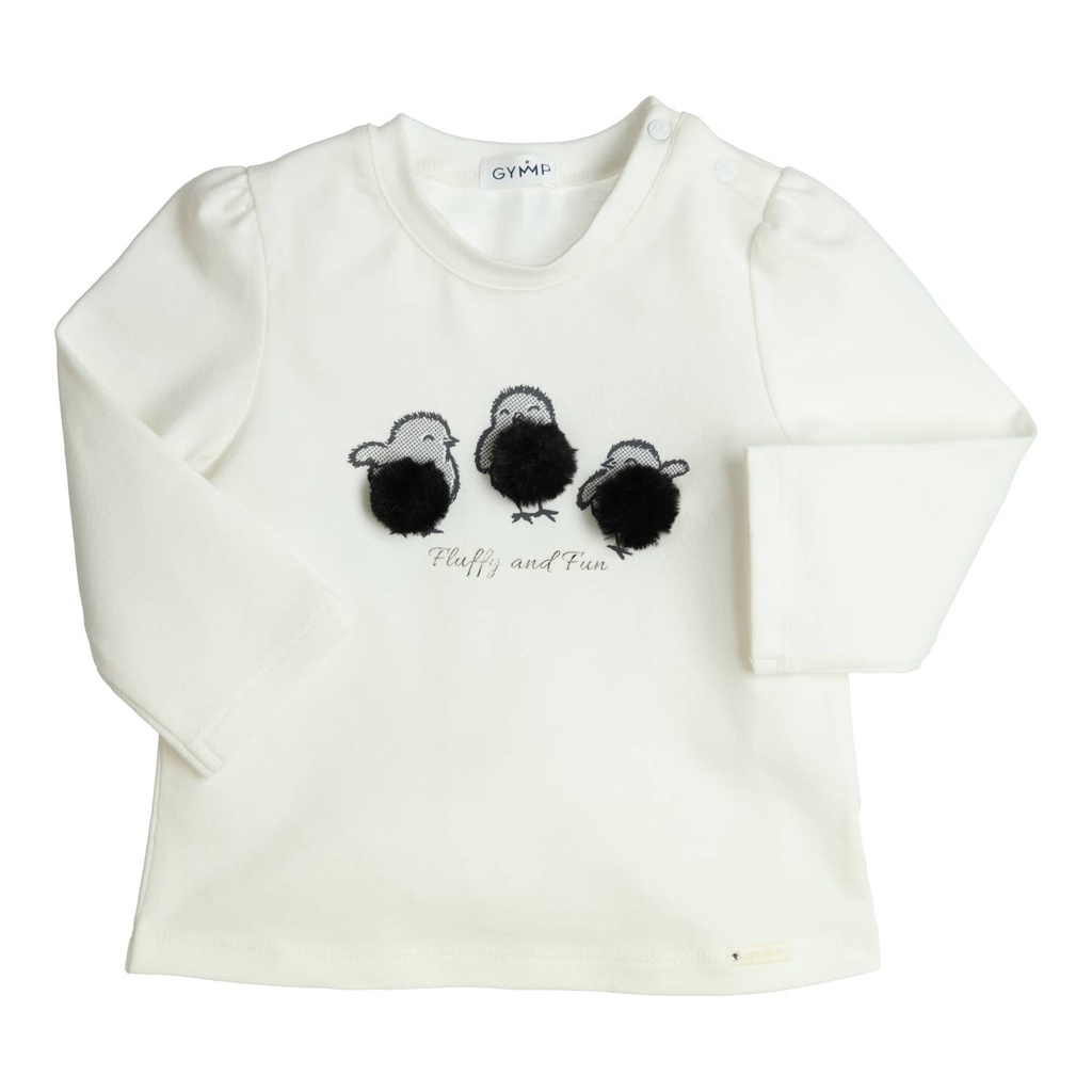 Gymp | T-shirt Girls Longsleeve Aerodoux Off White