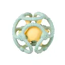 Nattou | Bal Silicon Pastelgroen/Geel Set 2-pack