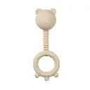 Nattou | Rammelaar/Bijtring Beer Silicone Klei 6cm
