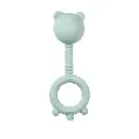 Nattou | Rammelaar/Bijtring Beer Silicone Pastelgroen 6cm
