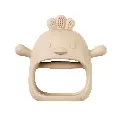 Nattou | Bijtring Silicone Bijthandschoen Klei 11,5cm