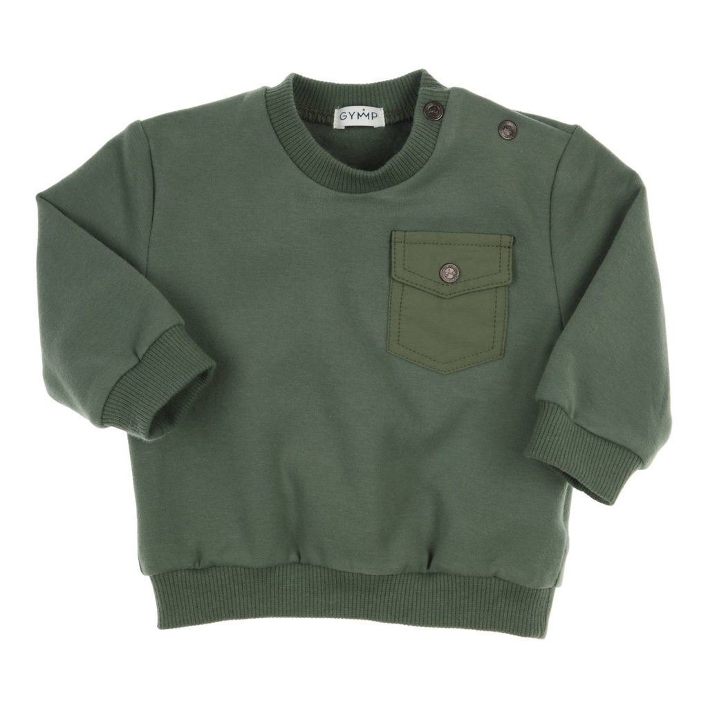 Gymp | Pull Boys Sweater Carbondoux Green