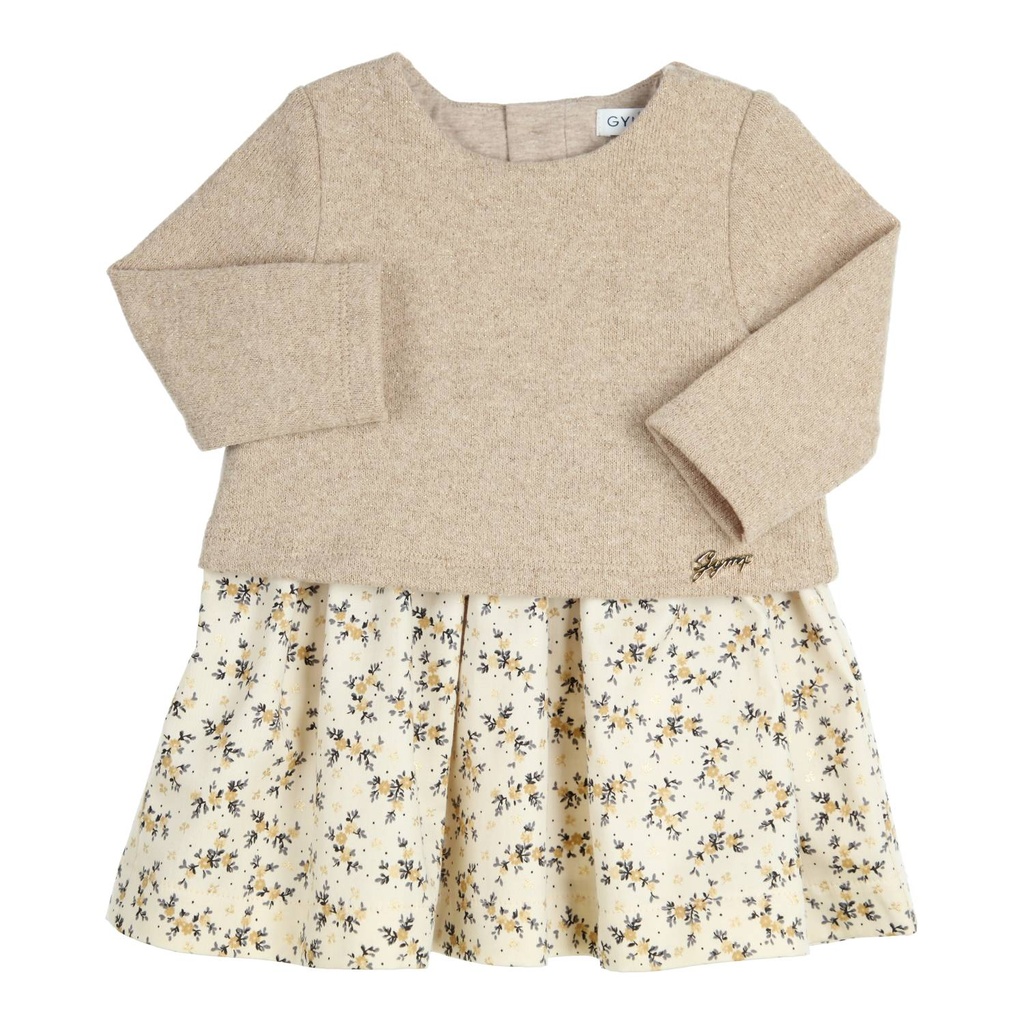 Gymp | Jurk Girls Dress Karissa Beige/Gold