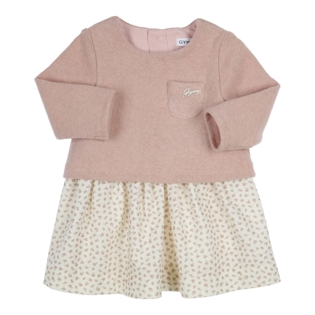 Gymp | Jurk Girls Dress Irena Off White/Old Rose