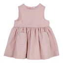 Gymp | Jurk Girls Pinafore Carly Old Rose/Off White